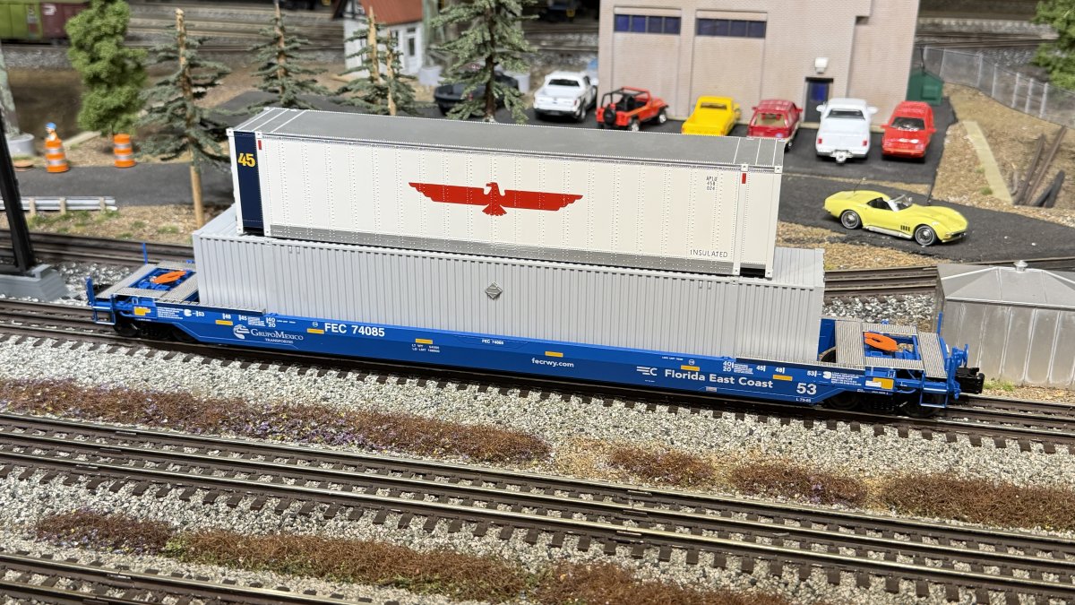 Florida East Coast 53' Rebuilt Well Car