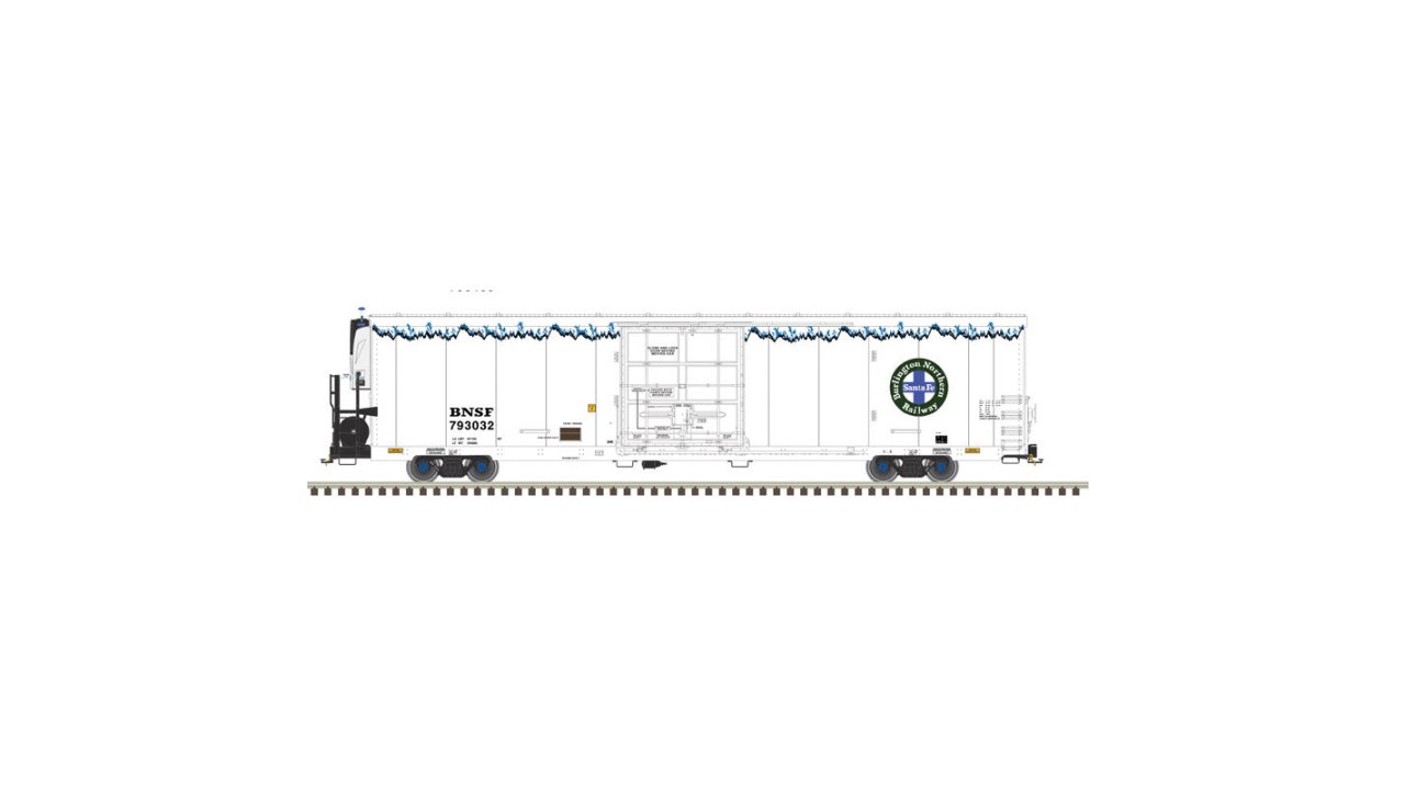 BNSF Trinity 64' Reefer Car 4-Pack