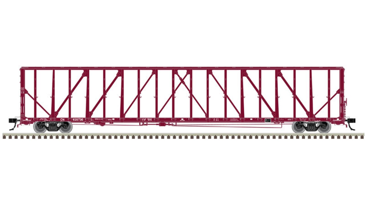 Canadian National 73' Center Divider Flat Car (2 road numbers)