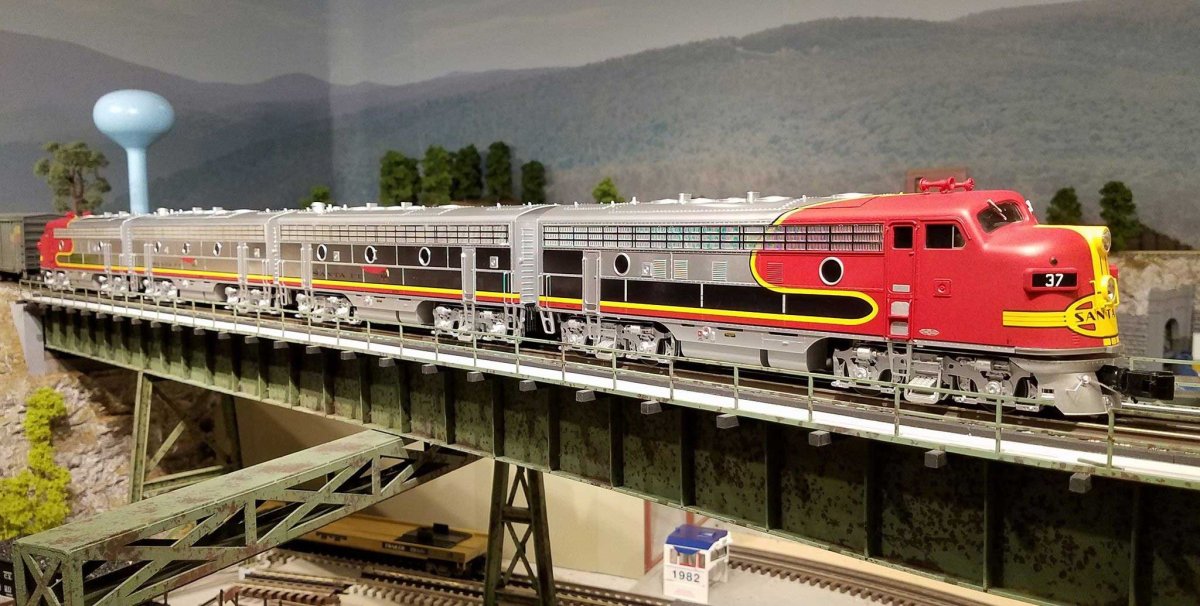 Santa Fe EMD F-7 Diesel Locomotives