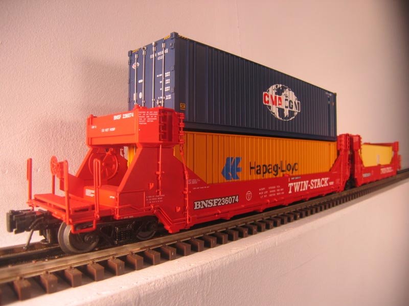 BNSF #236074 Gunderson Stack Car A-B Set
