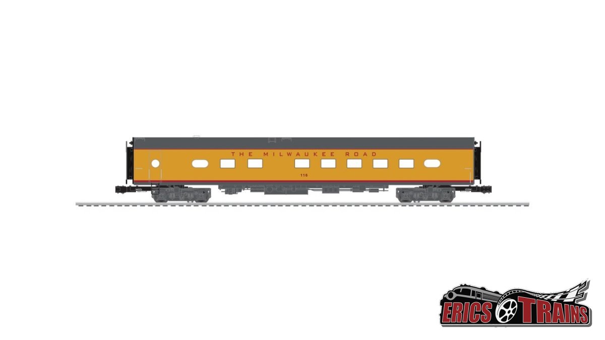 MILWAUKEE ROAD HIAWATHA ALUMINUM STATIONSOUNDS DINER (YELLOW)