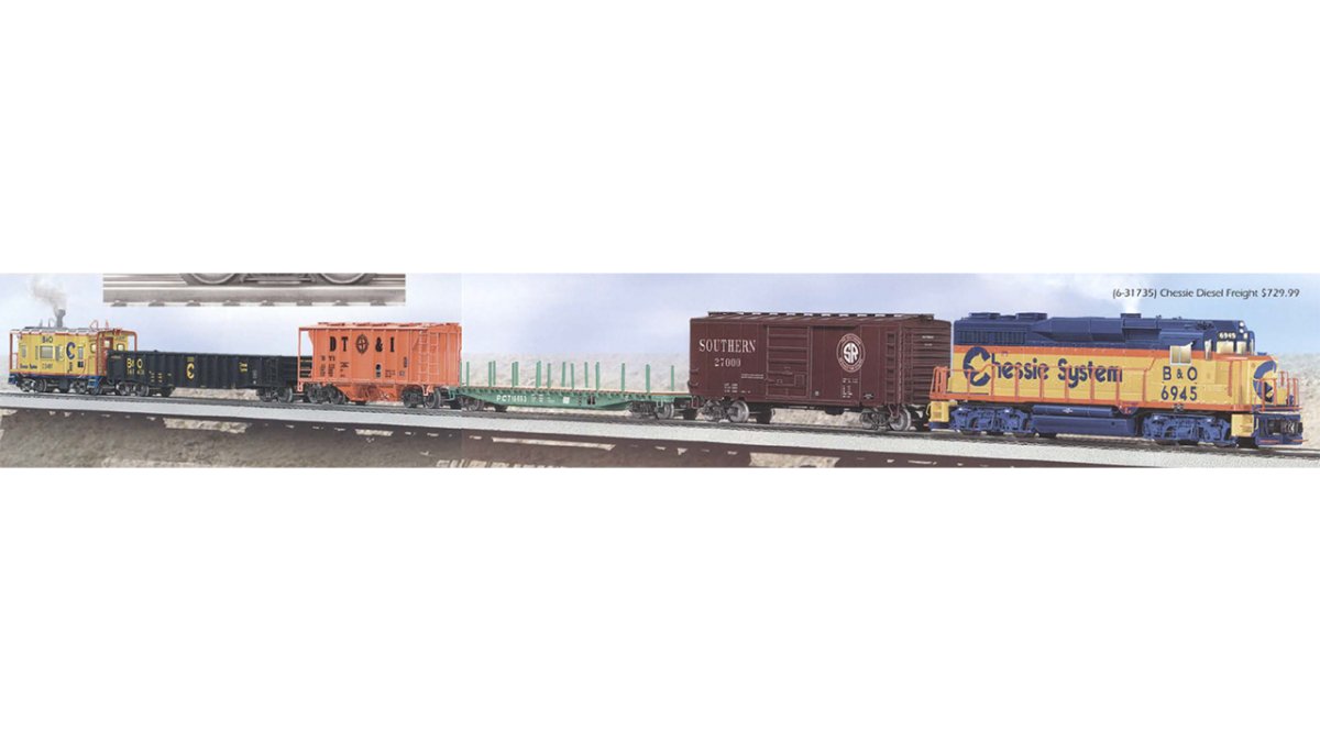 Chessie GP30 Diesel Freight Set