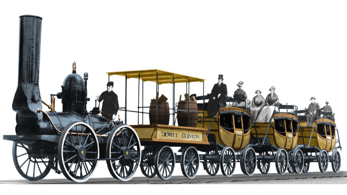 Dewitt Clinton Heritage Steam Passenger Set