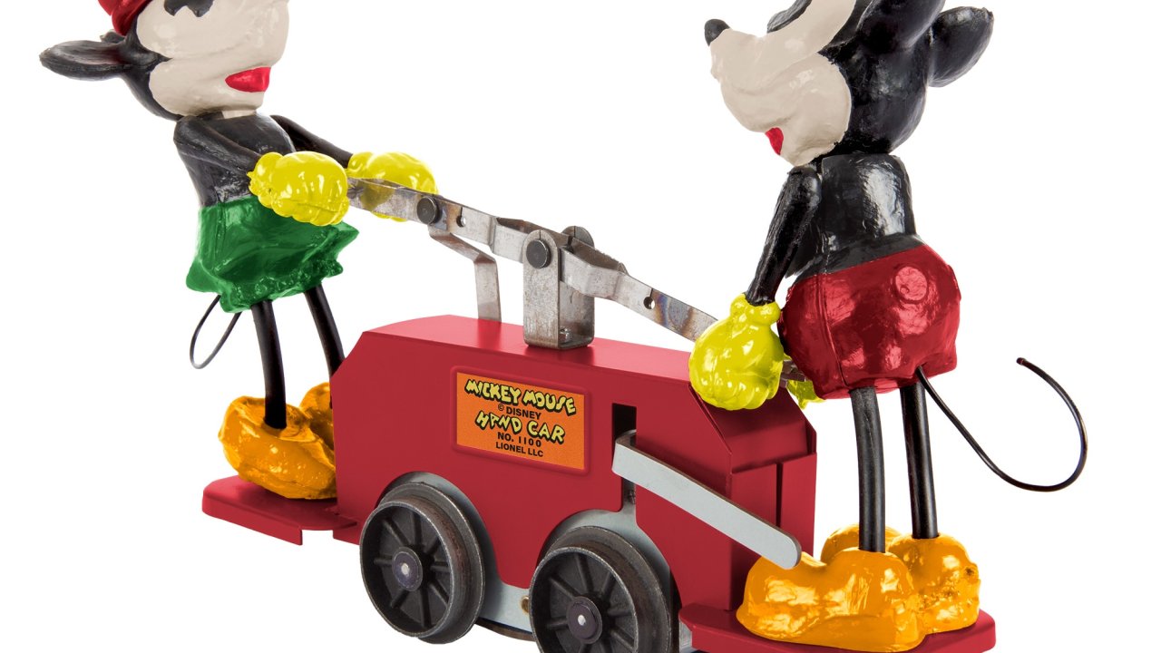 Disney Mickey Mouse Hand Car (Red)