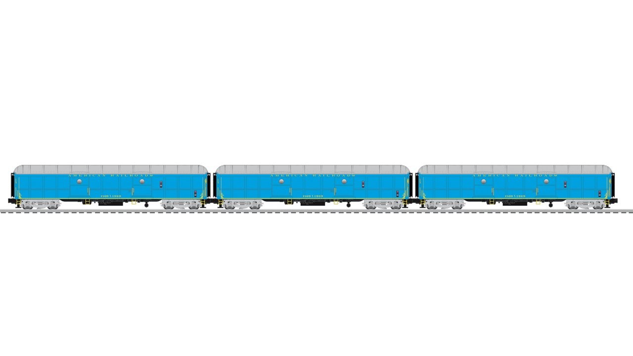American Railoads B60 Baggage 3-pack
