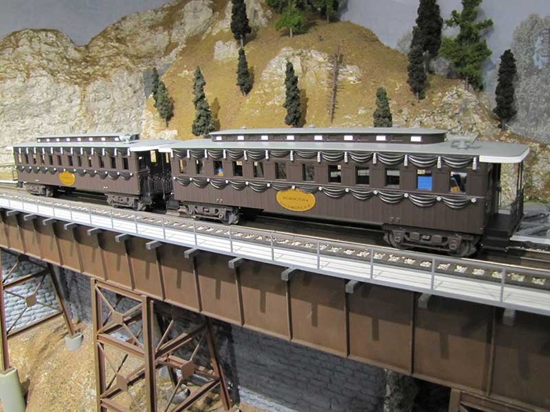 Lincoln Funeral Train Passenger Car 2-pack