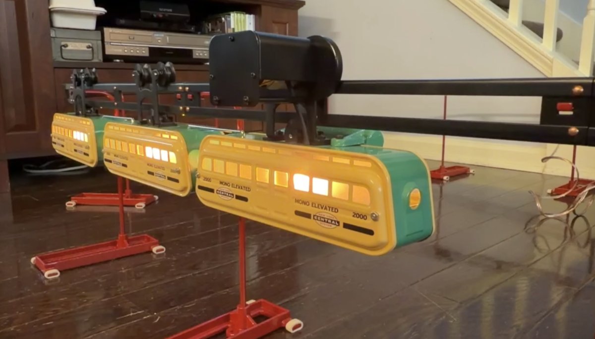 NYC Detroit Leland Monorail Set