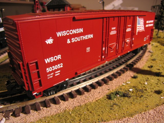 Wisconsin & Southern (#503052) 50' Dbl. Door Plugged Boxcar