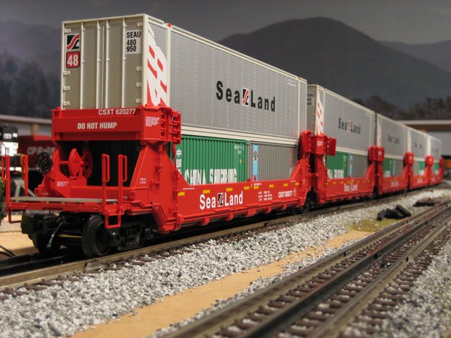 Sealand 5-Car Twin Stack Container Set