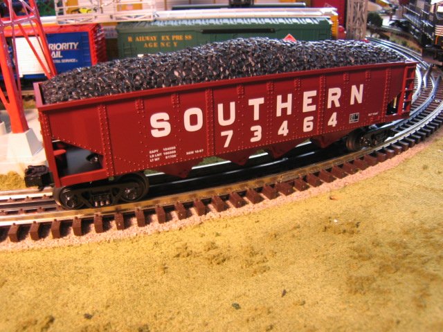Southern 4 Bay Hopper w/Coal Load