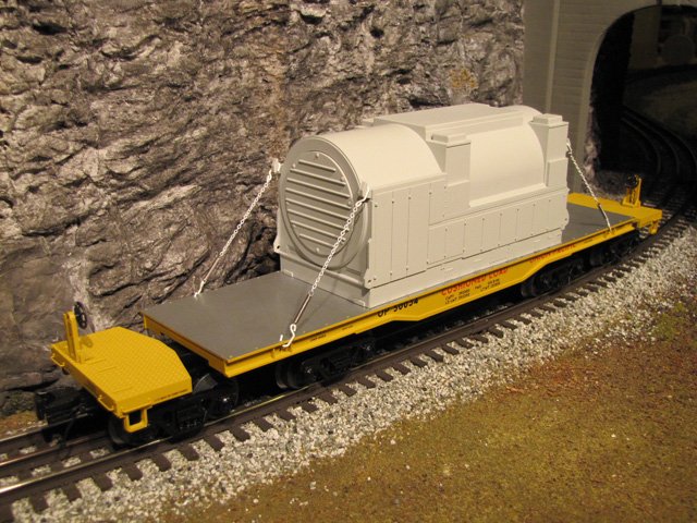 Union Pacific 47' TTX Heavy Duty Flat Car w/Transformer #50034