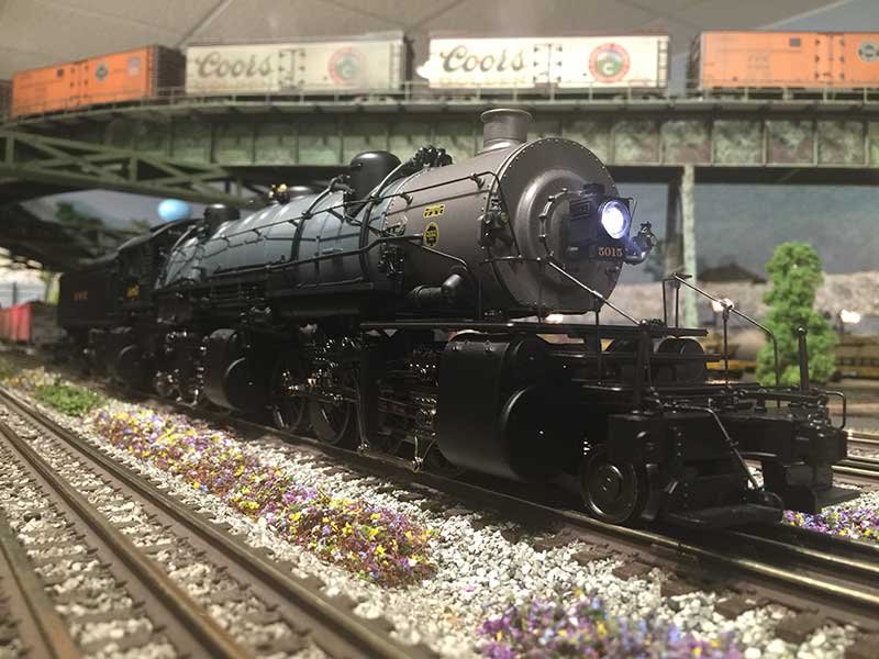 Erie 2-8-8-8-2 Triplex Steam Engine #5015 w/PS3