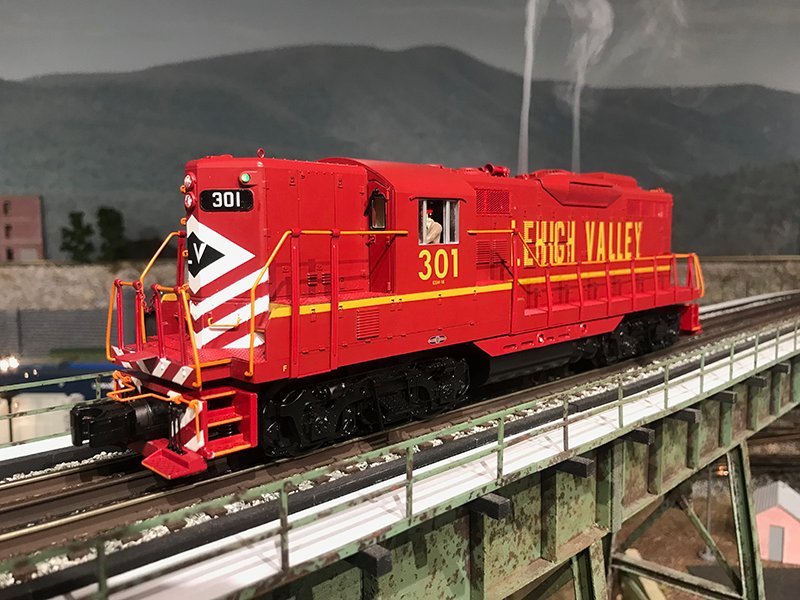 Lehigh Valley GP-9 Diesel #301 w/PS3