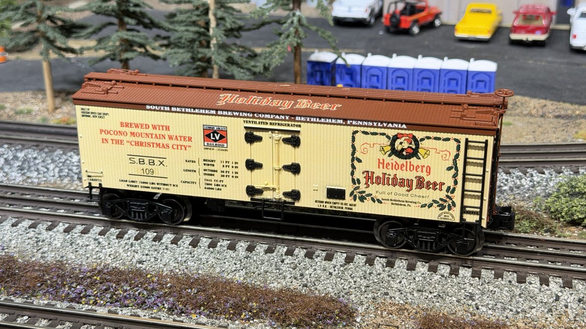 Heidelberg Christmas Beer 36ft Wood Side Reefer Car