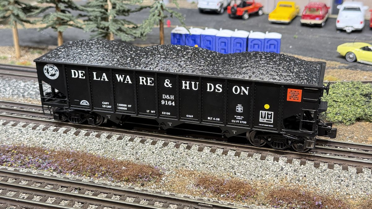 D&H 3-Bay Coal Hopper Car