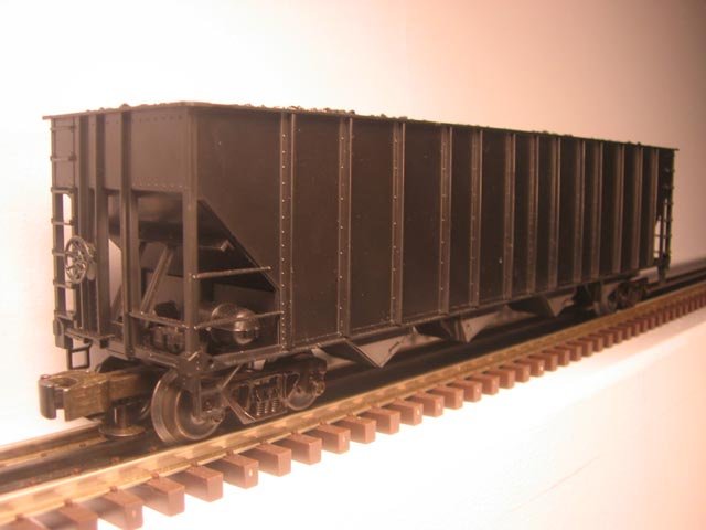Undecorated 4 Bay High Side Coal Hopper