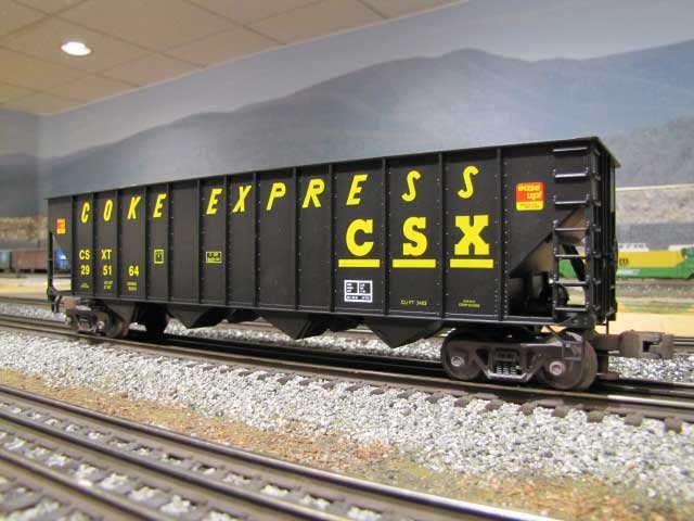 CSX 4-Bay High Side Hopper - Coke Express #295164